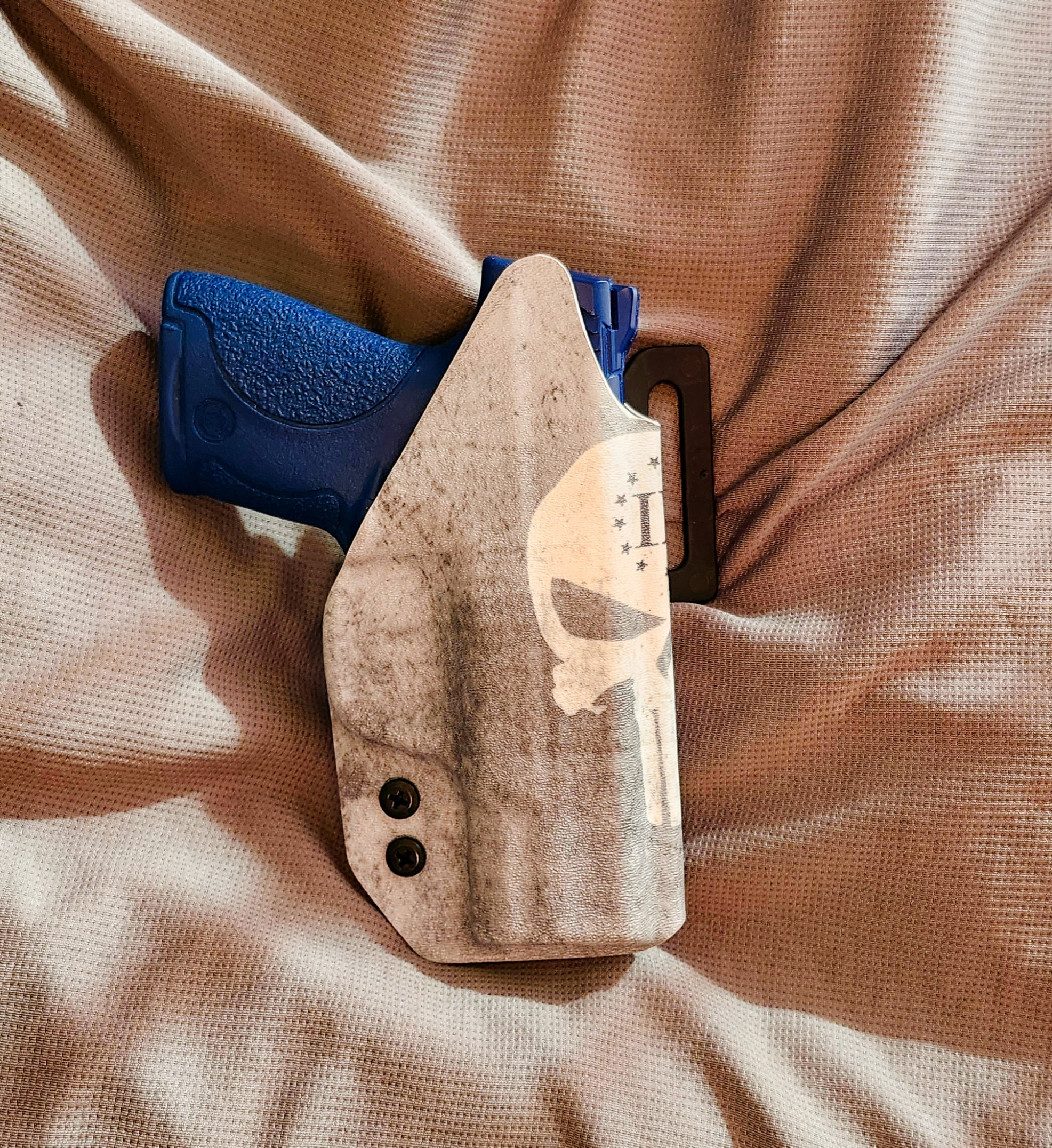 OWB 3% Punisher S&W Shield 9/40