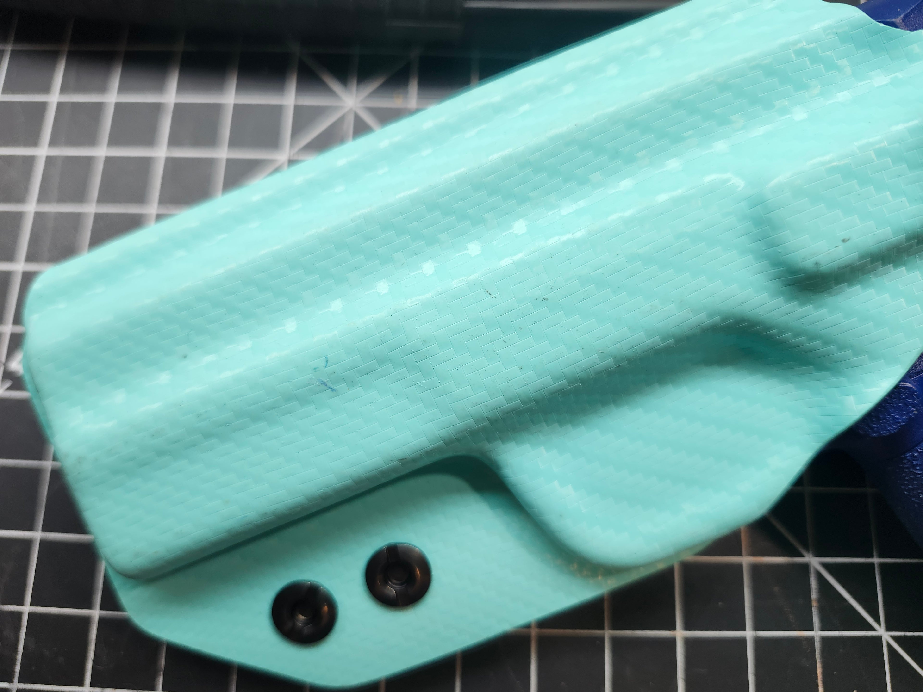 IWB Holster S&W M&P EZ380 Carbon Fiber Tiffany Blue**BLEMISH**