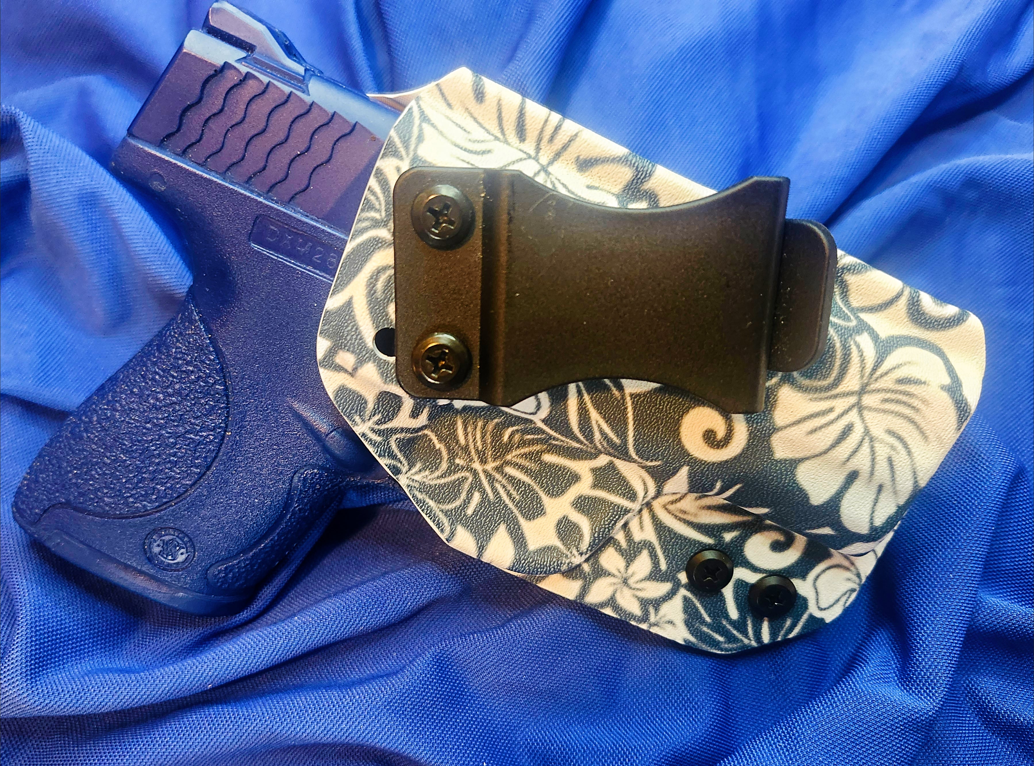 IWB "Grey hibiscus" S&W Shield 9/40
