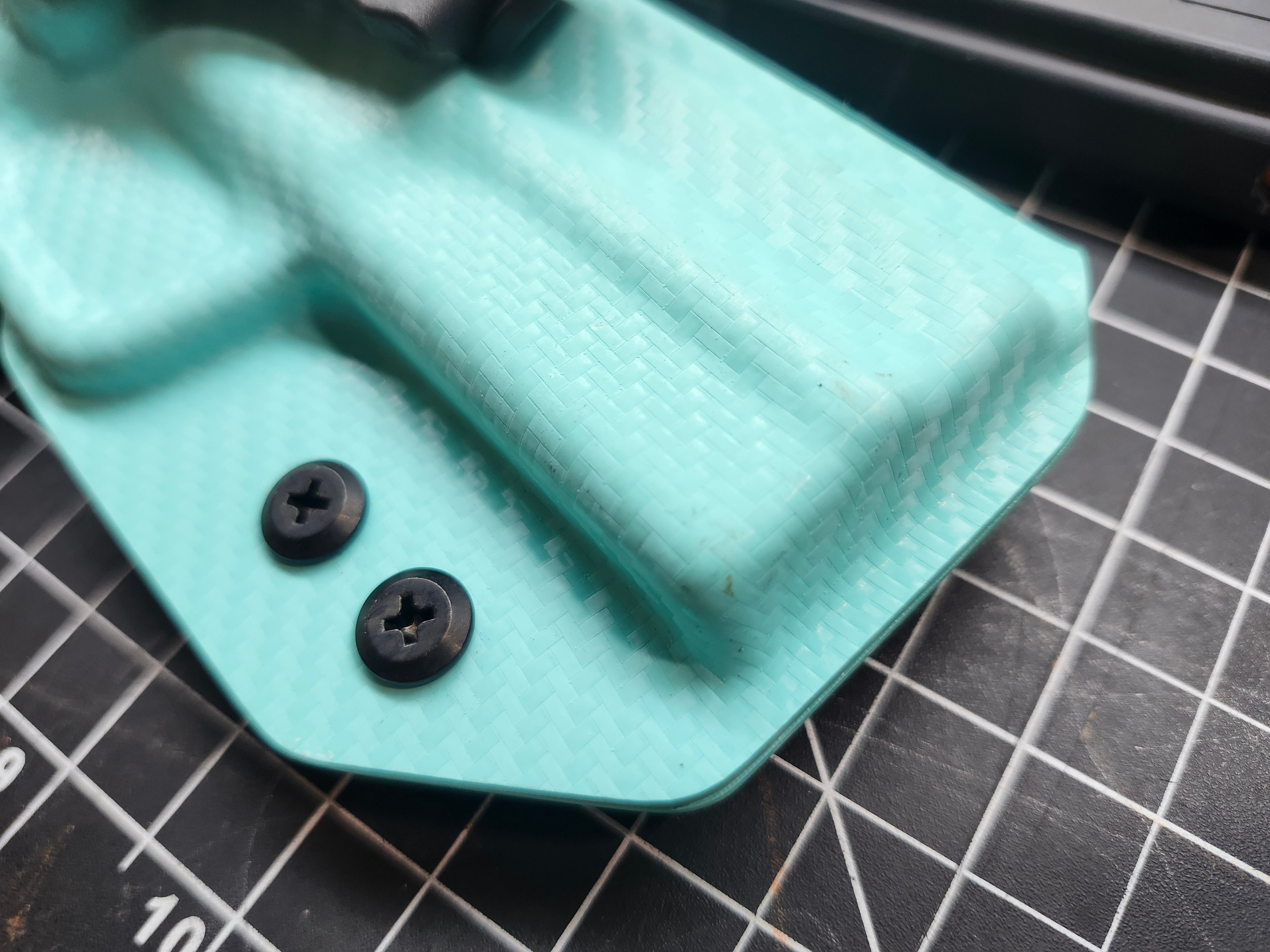 IWB Holster S&W M&P EZ380 Carbon Fiber Tiffany Blue**BLEMISH**