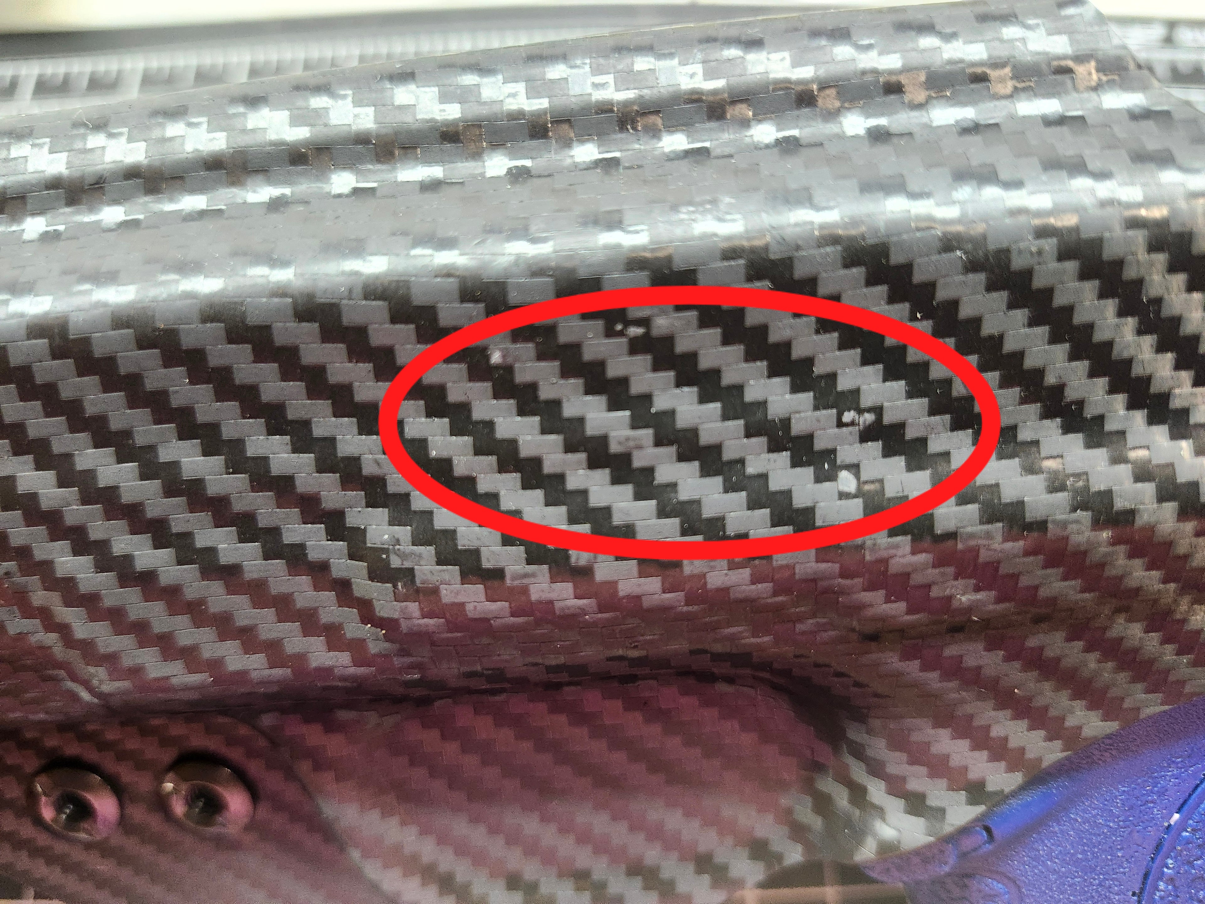 IWB Holster Carbon Fiber Black M&P 4.25" 9/40(small blemish)